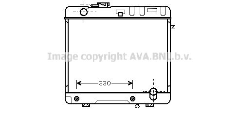 MS2333 PRASCO Радиатор, охлаждение двигателя