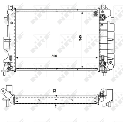 WG1723142 WILMINK GROUP Радиатор, охлаждение двигателя