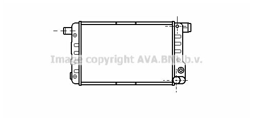 FTA2132 AVA QUALITY COOLING Радиатор, охлаждение двигателя