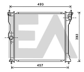 31R51115 EACLIMA Радиатор, охлаждение двигателя