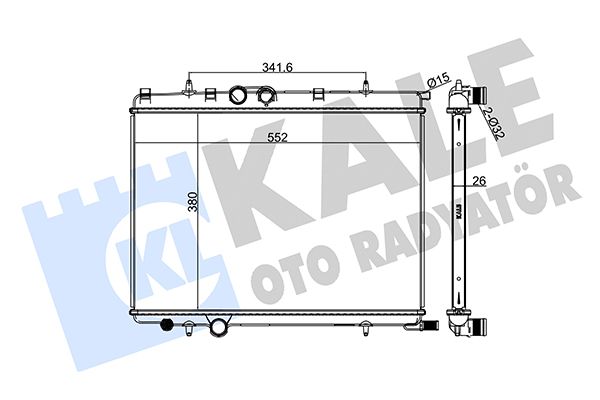 213100 KALE OTO RADYATÖR Радиатор, охлаждение двигателя