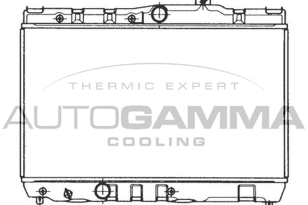 101002 AUTOGAMMA Радиатор, охлаждение двигателя