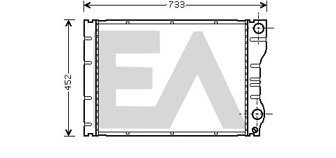 31R60131 EACLIMA Радиатор, охлаждение двигателя