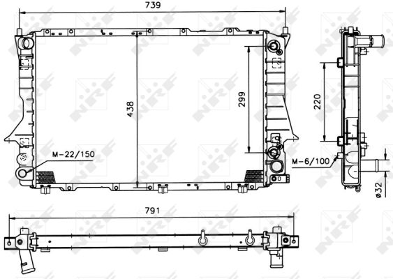 WG1721607 WILMINK GROUP Радиатор, охлаждение двигателя