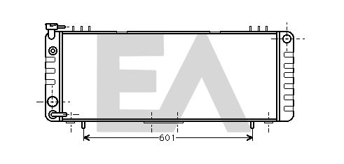 31R33002 EACLIMA Радиатор, охлаждение двигателя