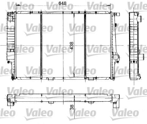 819418 VALEO Радиатор, охлаждение двигателя