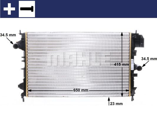 WG2184007 WILMINK GROUP Радиатор, охлаждение двигателя