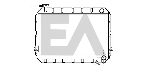 31R71103 EACLIMA Радиатор, охлаждение двигателя