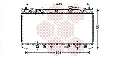 53002282 VAN WEZEL Радиатор, охлаждение двигателя