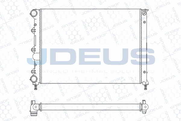 M0000120 JDEUS Радиатор, охлаждение двигателя