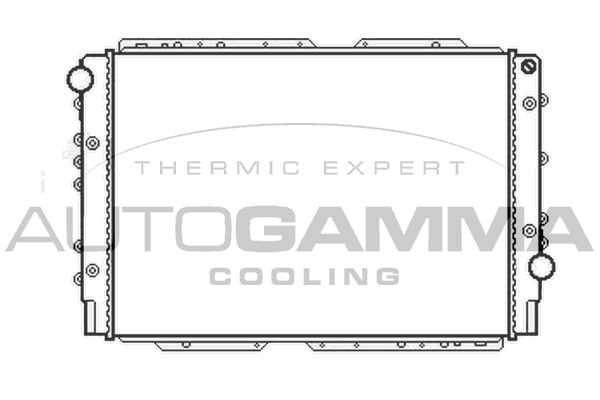 103437 AUTOGAMMA Радиатор, охлаждение двигателя