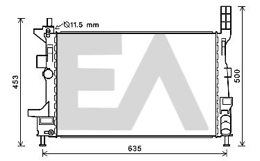 31R22094 EACLIMA Радиатор, охлаждение двигателя