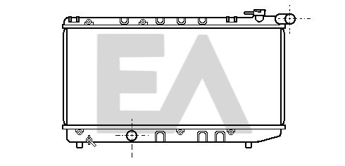 31R71054 EACLIMA Радиатор, охлаждение двигателя