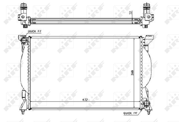 WG1722543 WILMINK GROUP Радиатор, охлаждение двигателя