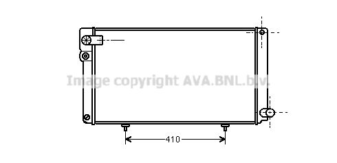 PE2042 AVA QUALITY COOLING Радиатор, охлаждение двигателя