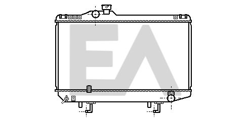 31R71045 EACLIMA Радиатор, охлаждение двигателя