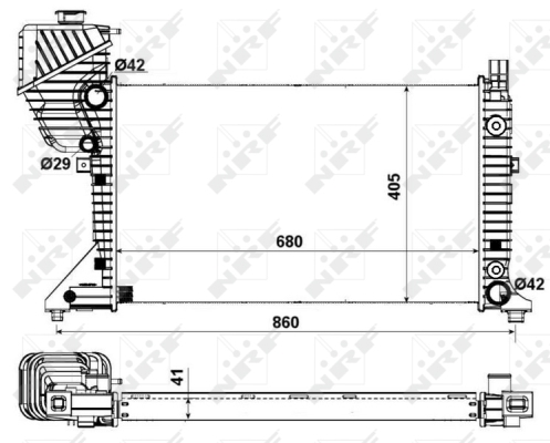 WG1722950 WILMINK GROUP Радиатор, охлаждение двигателя