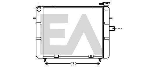 31R54048 EACLIMA Радиатор, охлаждение двигателя