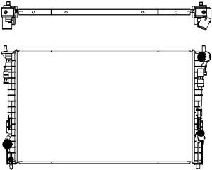 31618503 SAKURA Automotive Радиатор, охлаждение двигателя
