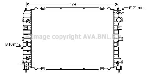 FD2346 PRASCO Радиатор, охлаждение двигателя