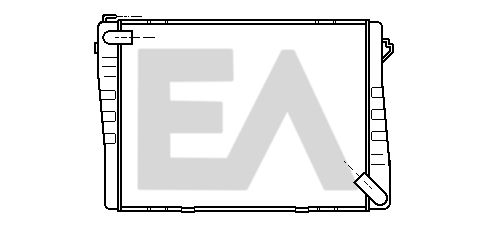 31R07010 EACLIMA Радиатор, охлаждение двигателя