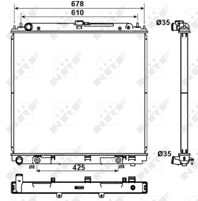 WG1722113 WILMINK GROUP Радиатор, охлаждение двигателя