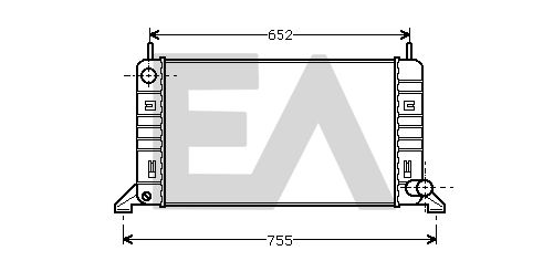 31R22029 EACLIMA Радиатор, охлаждение двигателя