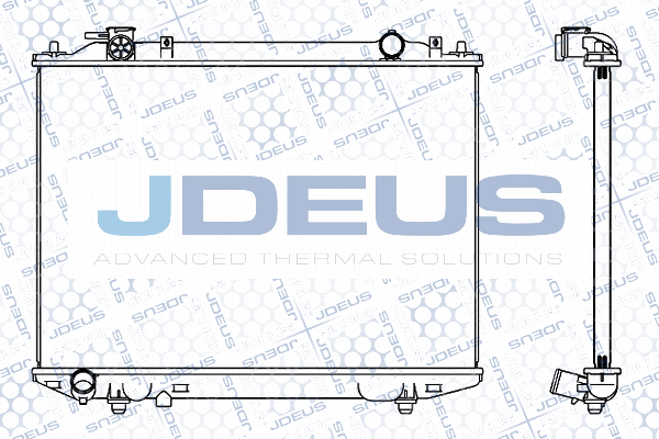012M19 JDEUS Радиатор, охлаждение двигателя