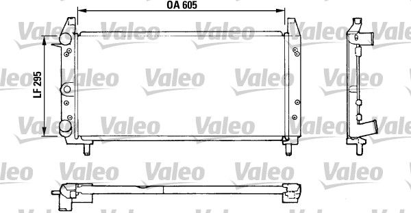 810924 VALEO Радиатор, охлаждение двигателя