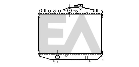 31R71021 EACLIMA Радиатор, охлаждение двигателя