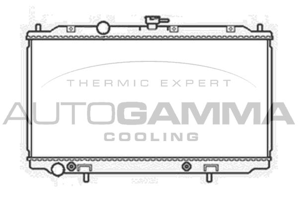 103841 AUTOGAMMA Радиатор, охлаждение двигателя