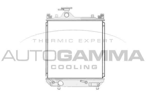 104550 AUTOGAMMA Радиатор, охлаждение двигателя
