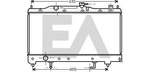 31R71118 EACLIMA Радиатор, охлаждение двигателя