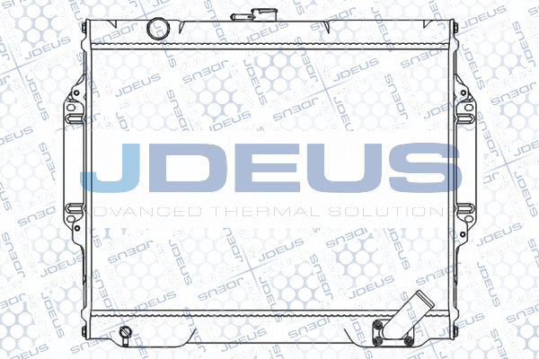 M018046A JDEUS Радиатор, охлаждение двигателя