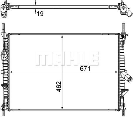 WG2182579 WILMINK GROUP Радиатор, охлаждение двигателя