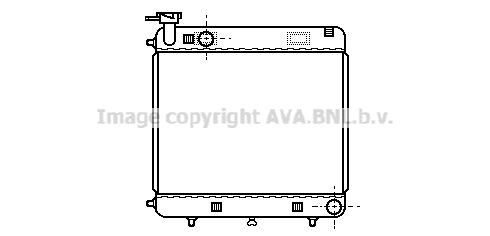 MSA2085 AVA QUALITY COOLING Радиатор, охлаждение двигателя