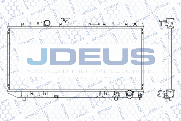 028N52 JDEUS Радиатор, охлаждение двигателя