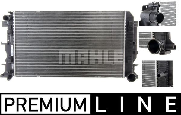 CR1719000P MAHLE Радиатор, охлаждение двигателя