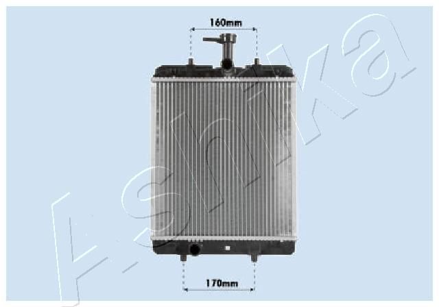 RDA033068 ASHIKA Радиатор, охлаждение двигателя