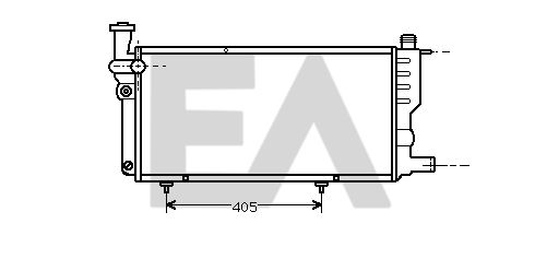 31R55024 EACLIMA Радиатор, охлаждение двигателя