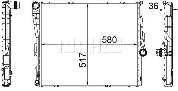 WG2182583 WILMINK GROUP Радиатор, охлаждение двигателя