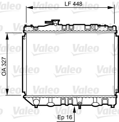 730461 VALEO Радиатор, охлаждение двигателя