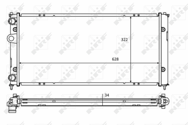 WG1723341 WILMINK GROUP Радиатор, охлаждение двигателя