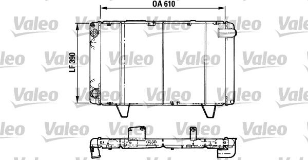 730062 VALEO Радиатор, охлаждение двигателя