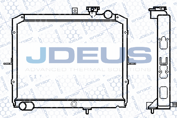 065M04 JDEUS Радиатор, охлаждение двигателя