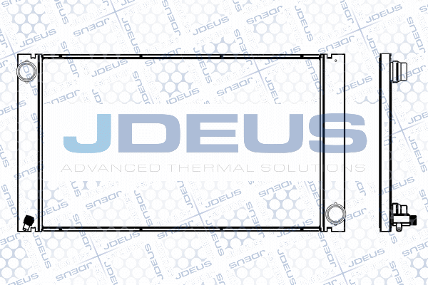 005M24 JDEUS Радиатор, охлаждение двигателя