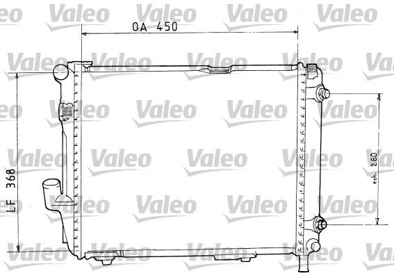 819374 VALEO Радиатор, охлаждение двигателя