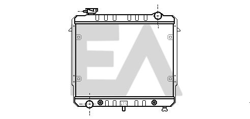 31R33003 EACLIMA Радиатор, охлаждение двигателя