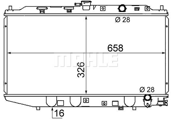 WG2182766 WILMINK GROUP Радиатор, охлаждение двигателя