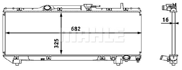 WG2183725 WILMINK GROUP Радиатор, охлаждение двигателя